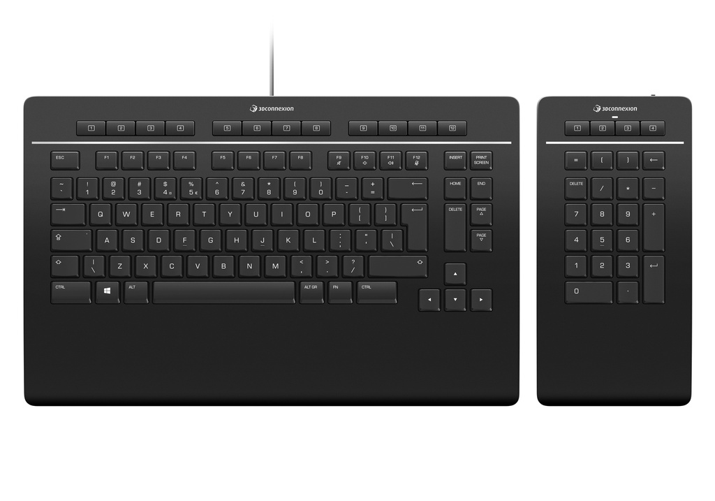 [3DX-700090] 3Dconnexion Keyboard Pro with Numpad